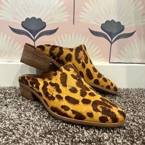 Brand: Zodiac | Animal Print Slip-on Mules